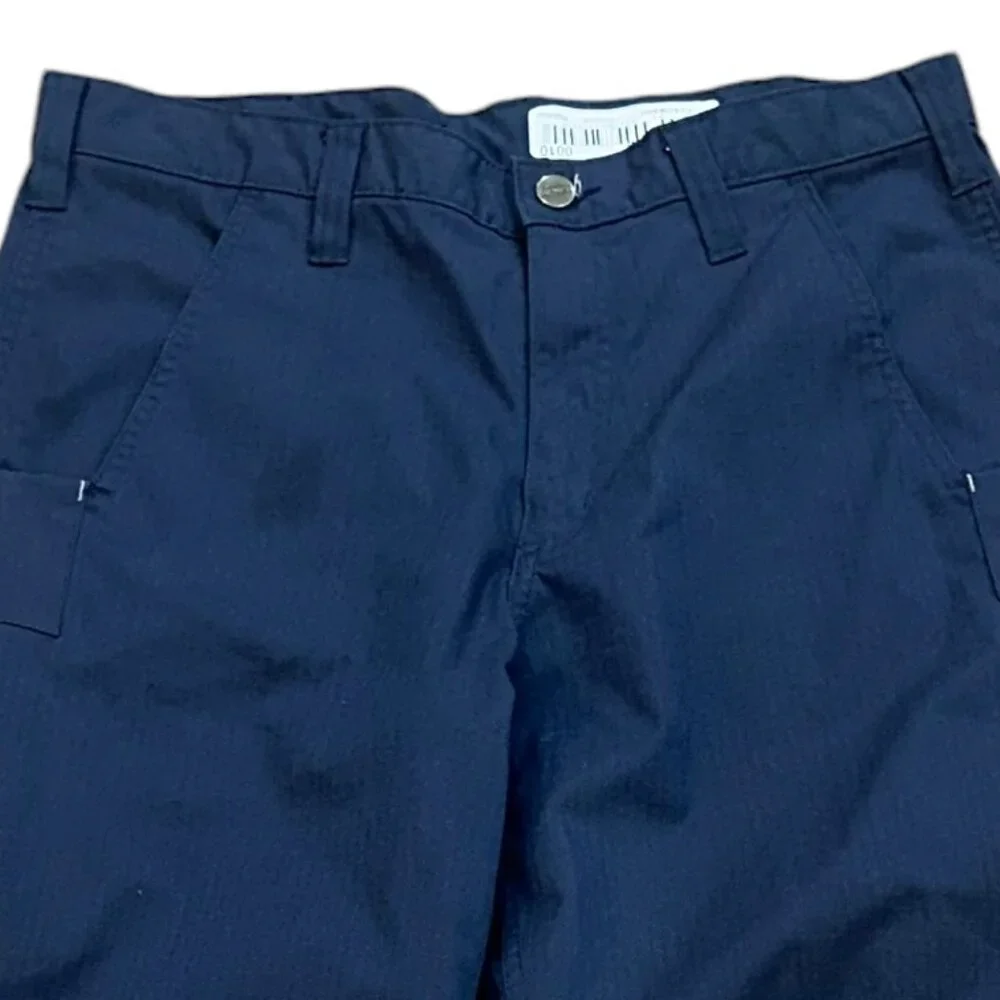 Carhartt Rugged Flex Relaxed Fit Navy Work‎ Canvas Pants Size 30x30 #74533-20